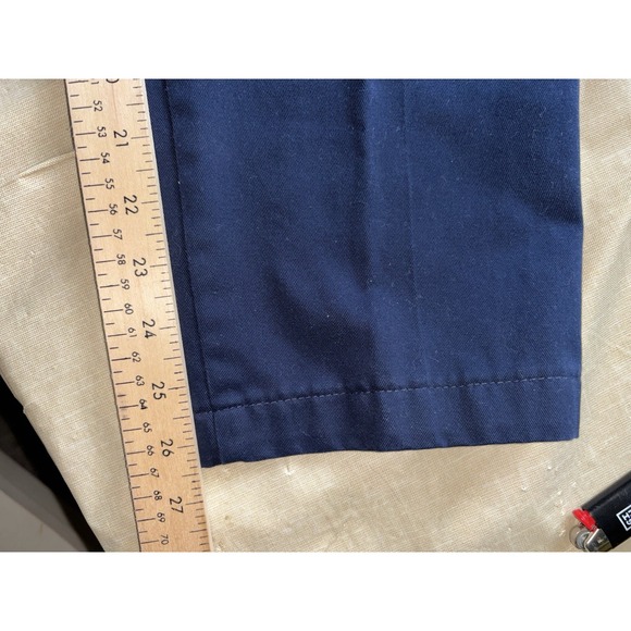 Lands‎ End Men's Pants Size 34 Bundle Blue & khaki Pants 100%cotton - Picture 6 of 11